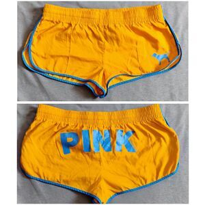 VS PINK Vintage Y2K Yellow Dolphin Micro Shorts Size Small / Waist 30" Athletic